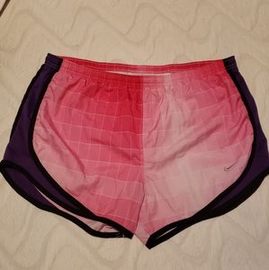Nike Dry Fit Women's shorts Pink and Purple Size Medium